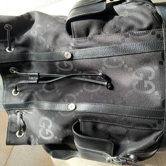 Gucci Jumbo GG Canvas Backpack Black - Picture 8 of 13